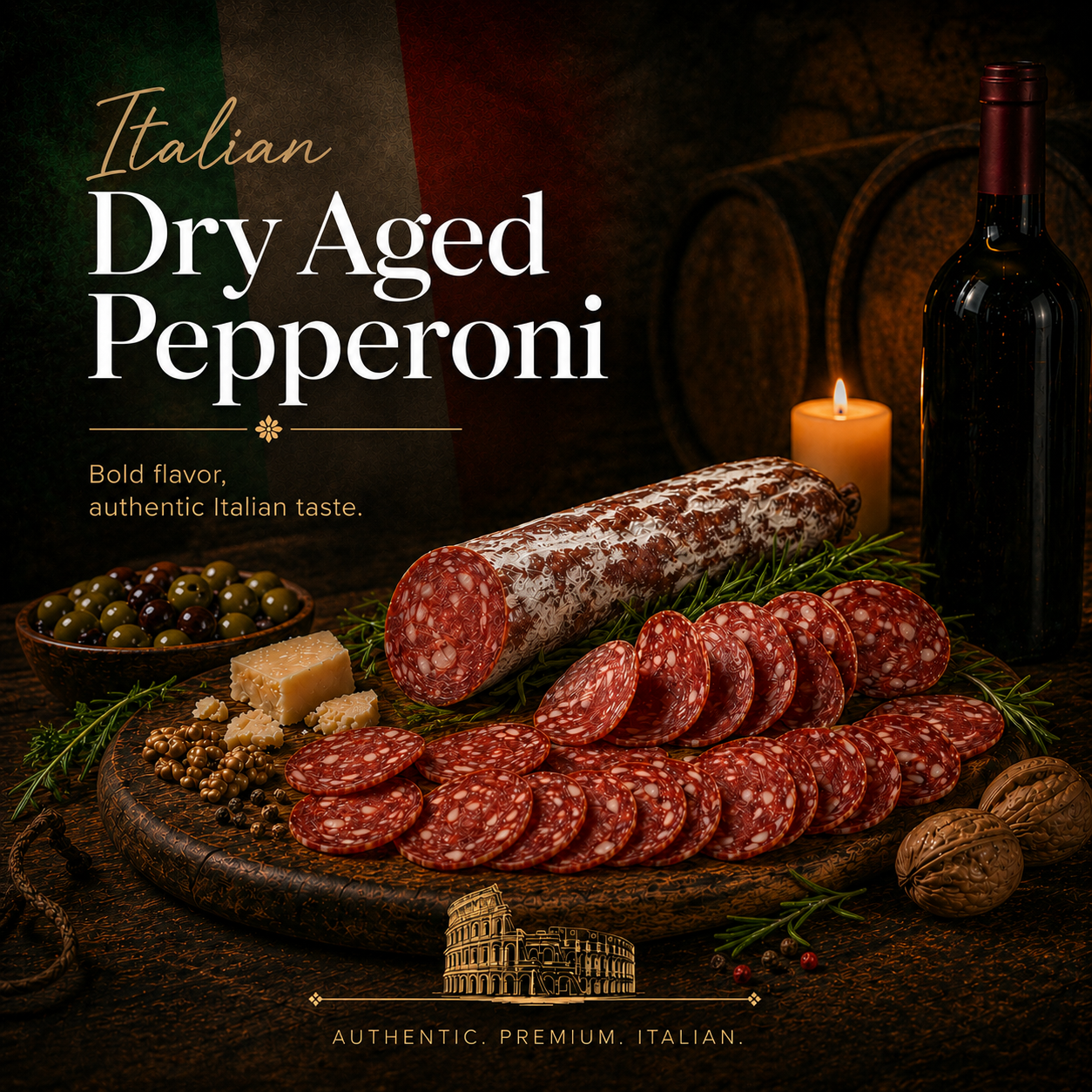 Cured Pepperoni