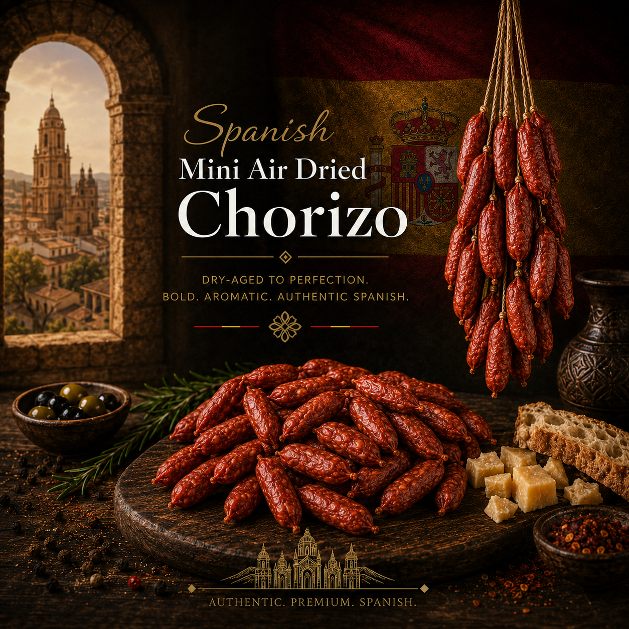 Mini Air Dried Chorizo Sausages