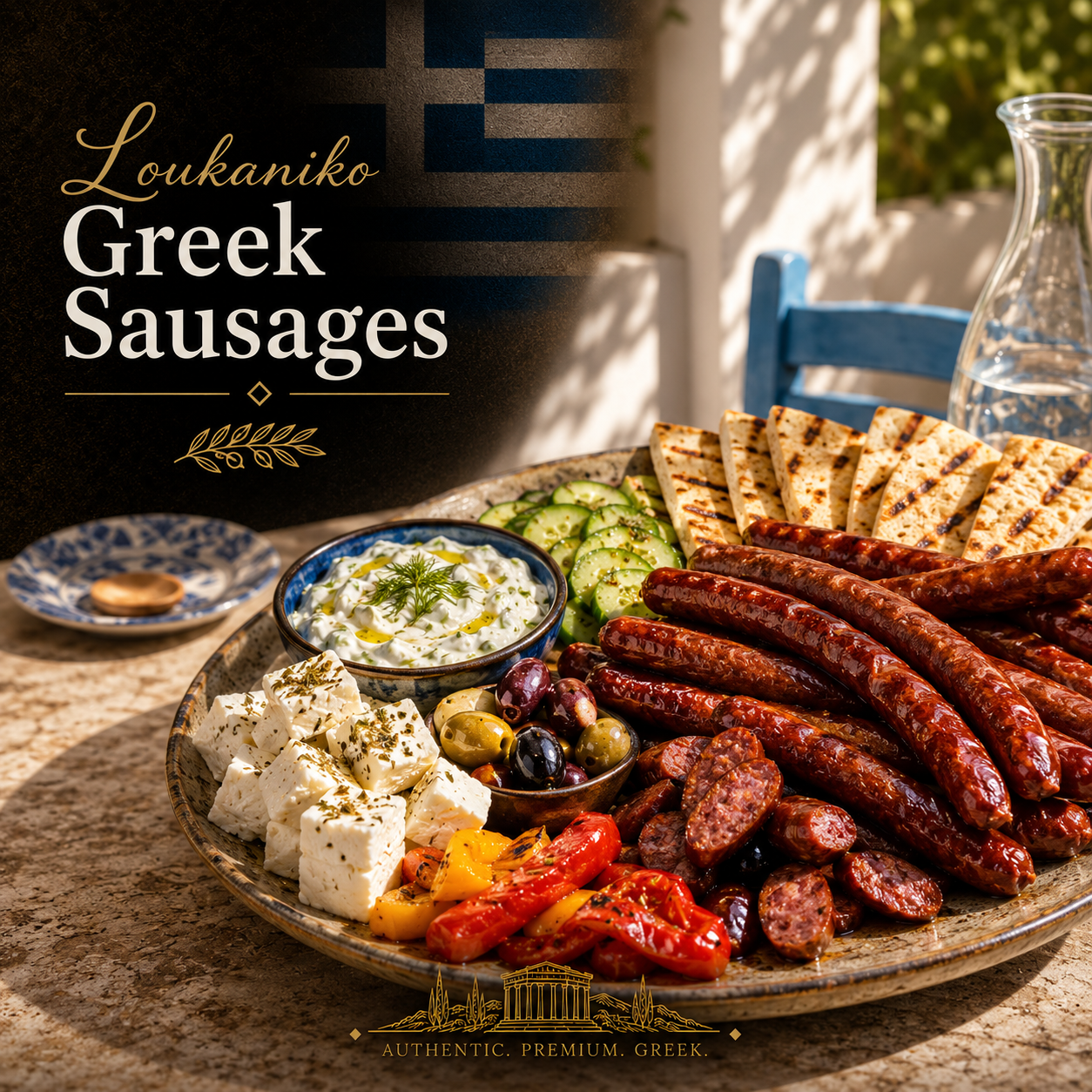 Loukaniko Greek Sausages