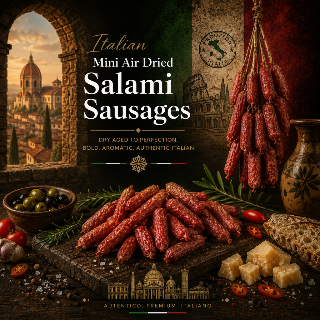 Mini Air Dried Salami Sausages