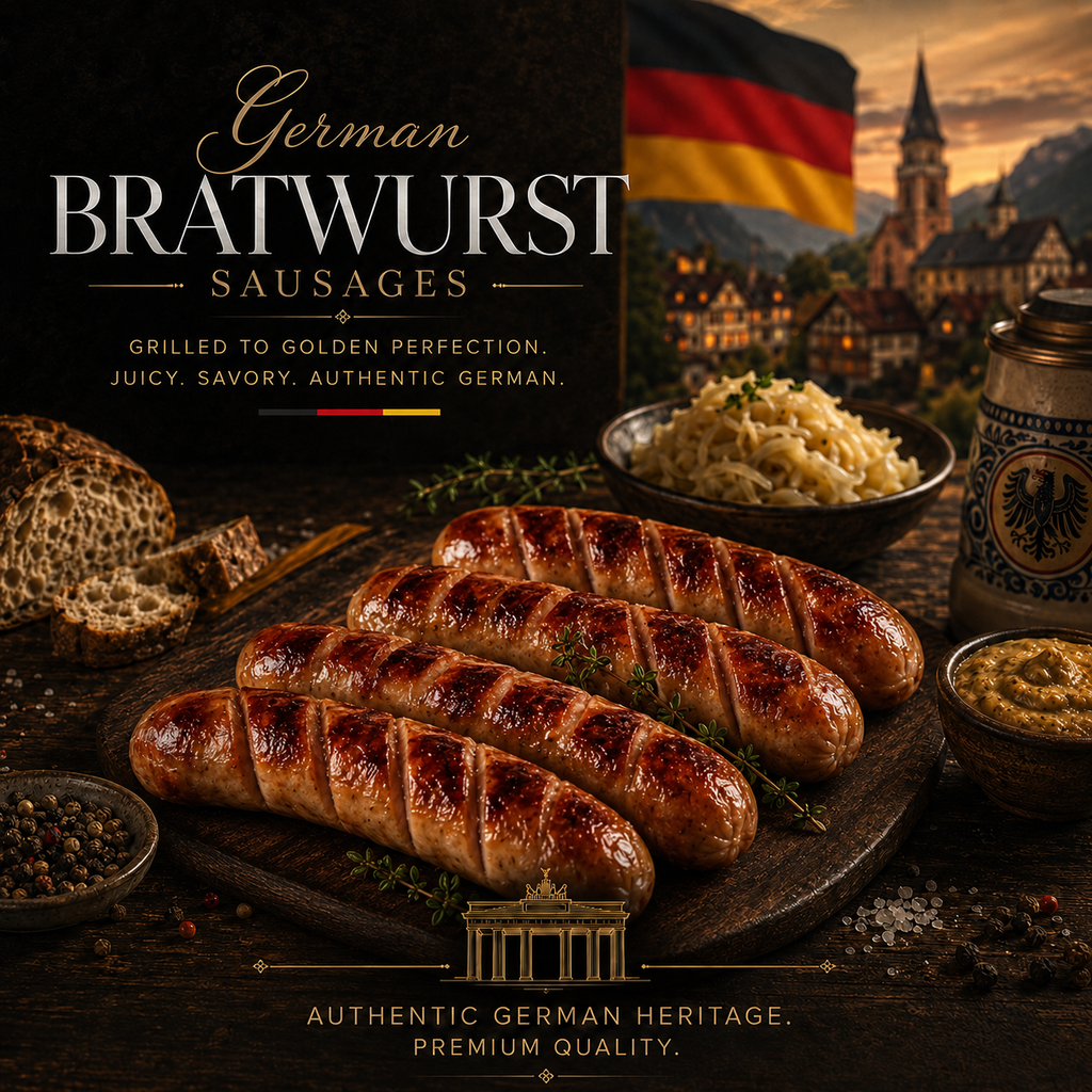 German Bratwurst Sausages